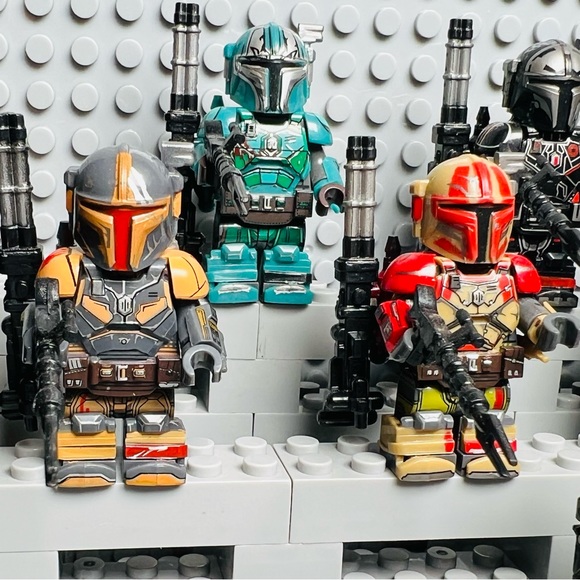 Star Wars Heavy Infantry Mandalorian Custom Minifigures Lot of 8 - Picture 2 of 6